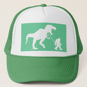 Gorra De Camionero Squatchin ido con T-rex