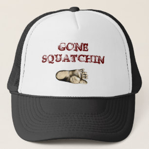 Gorra De Camionero Squatchin ido (tributo a todos los cazadores
