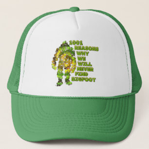 Gorra De Camionero Squatchin perdido: Bobo nunca encontrará Pie grand