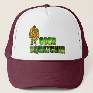 Gorra De Camionero Squatchin perdido: Bobo nunca encontrará Pie grand