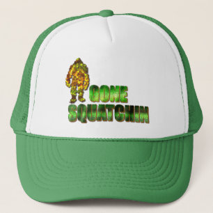 Gorra De Camionero Squatchin perdido: Bobo nunca encontrará Pie grand
