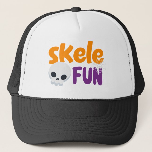 Gorra De Camionero Squele Fun (Anverso)