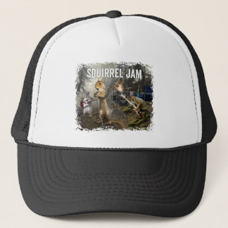 Gorra De Camionero Squirrel Jam - banda de rock divertida