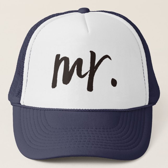 Gorra De Camionero Sr. Calligraphy Personalized (Anverso)