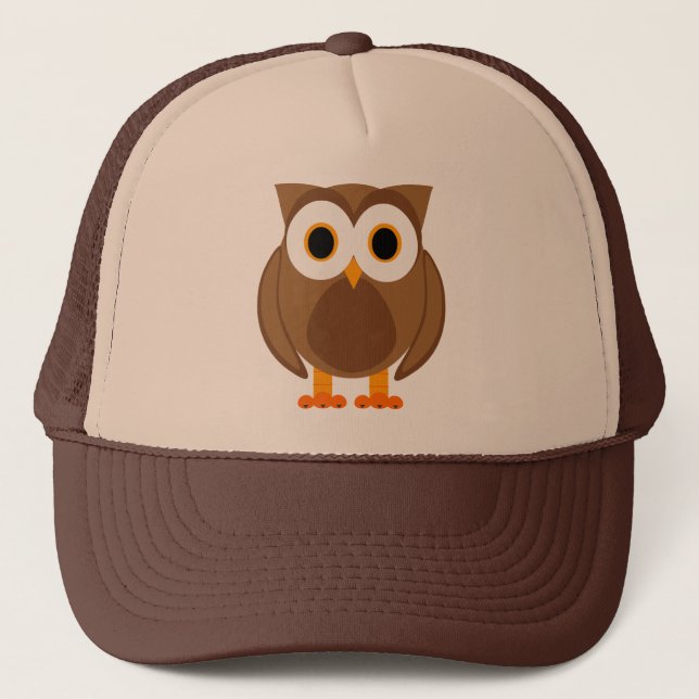 Gorra De Camionero Sr. Owl Cartoon Hat (Anverso)