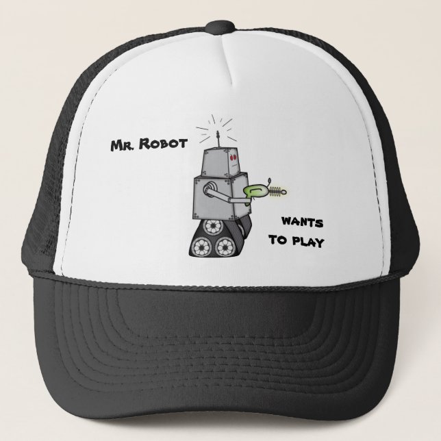 Gorra De Camionero Sr. Robot (Anverso)