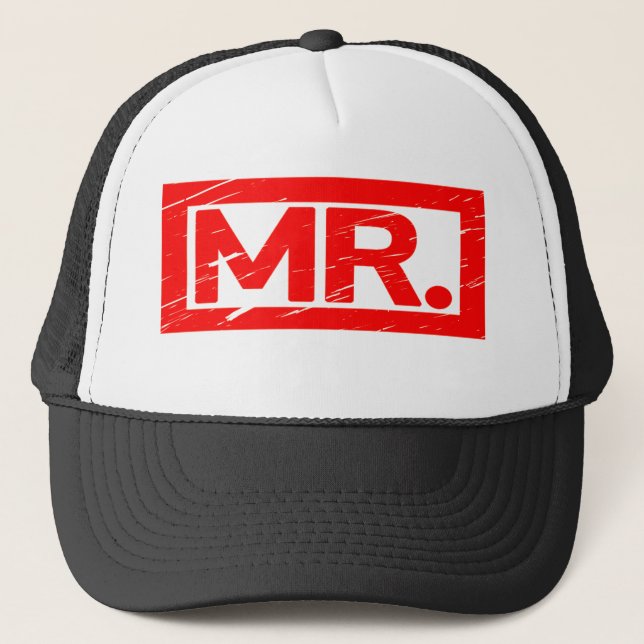 Gorra De Camionero Sr. Stamp (Anverso)