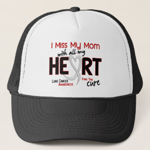 Gorra De Camionero Srta. My Mom del cáncer de pulmón I