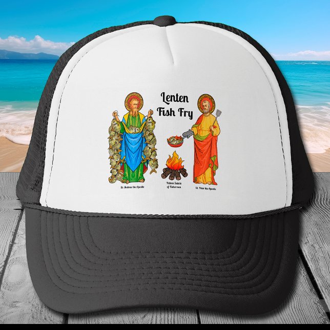 Gorra De Camionero SS. Cocina de pescado de Andrew y Peter (Llanto) (Subido por el creador)