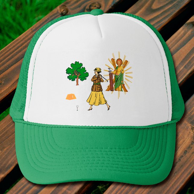 Gorra De Camionero St. Andrew y el golf de lujo Lady Golfer (Subido por el creador)