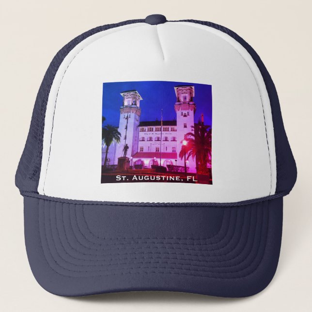 Gorra De Camionero St. Augustine, FL - Hotel Alcazar (Anverso)