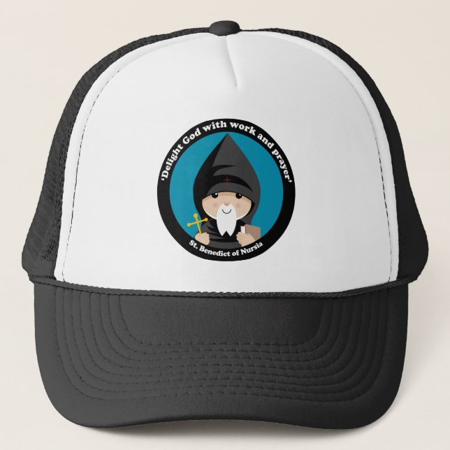 Gorra De Camionero St Benedicto de Nursia (Anverso)