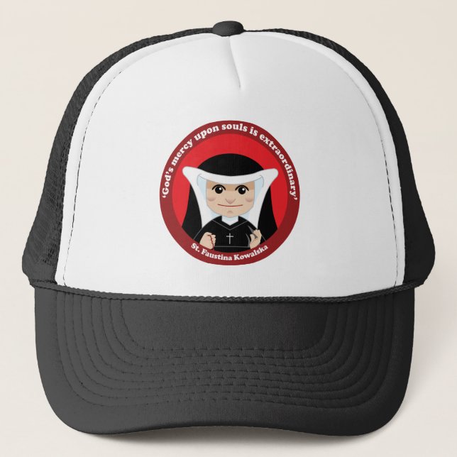 Gorra De Camionero St. Faustina Kowalska (Anverso)