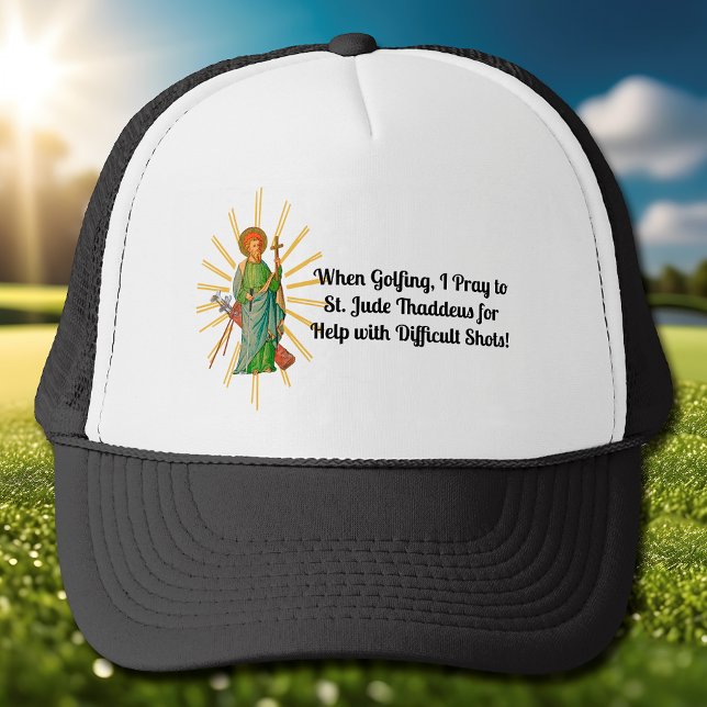 Gorra De Camionero St Jude Thaddeus, provocada por las difíciles desc (Subido por el creador)