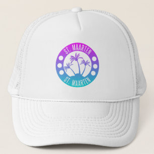 Gorra De Camionero St. Maarten Blue Gradient Sint Martin