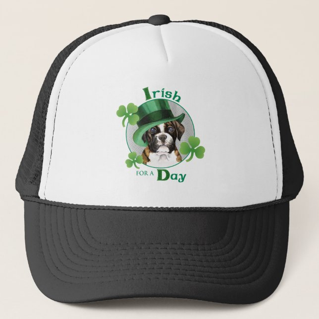 Gorra De Camionero St. Patrick's Day Boxer (Anverso)