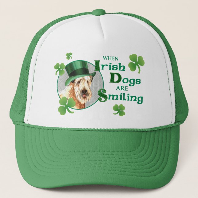 Gorra De Camionero St. Patrick's Day Wheaten Terrier (Anverso)