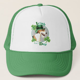 Gorra De Camionero St. Patrick's Day Wire Fox Terrier