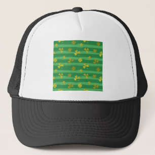 Gorra De Camionero st patricks shamrock dorado