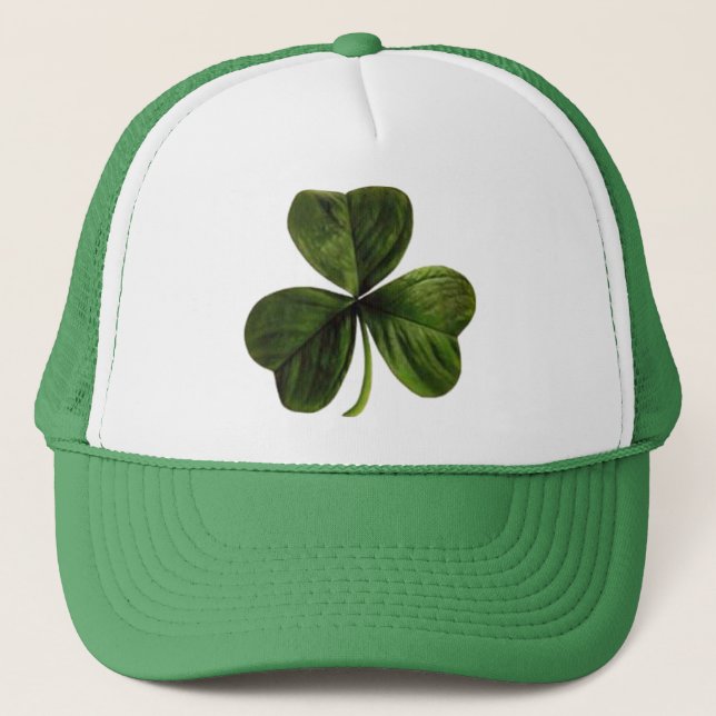 Gorra De Camionero St. Patrick's Three Leaf Clover (Anverso)