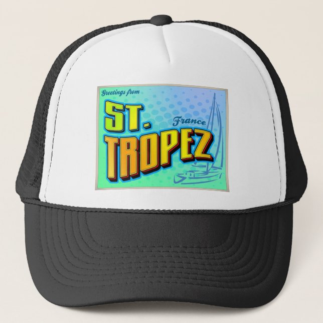 GORRA DE CAMIONERO ST TROPEZ (Anverso)