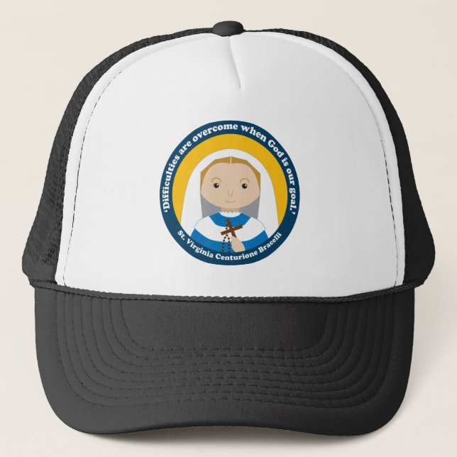Gorra De Camionero St. Virginia Centurione Bracelli (Anverso)