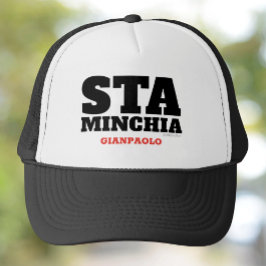 Gorra De Camionero Sta Minchia Pesonalized Trucker Hat