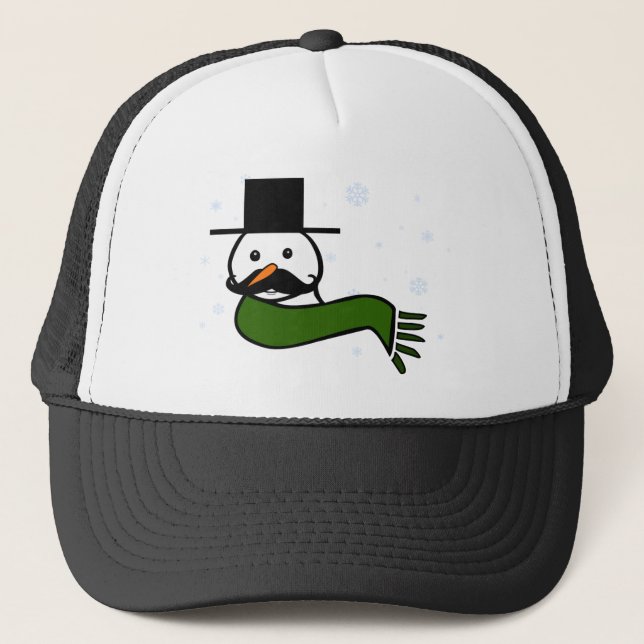 Gorra De Camionero Stachy el muñeco de nieve (Anverso)
