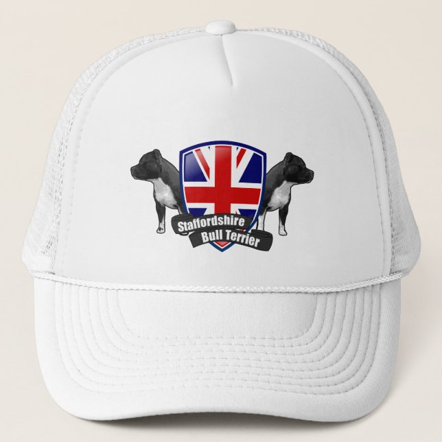 Gorra De Camionero Staffordshire bull terrier INGLATERRA (Anverso)
