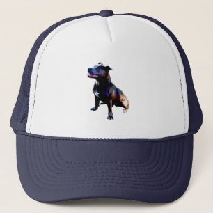Gorra De Camionero Staffordshire Bull Terrier Pintado,