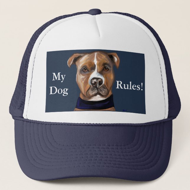 GORRA DE CAMIONERO STAFFORDSHIRE TERRIER (Anverso)