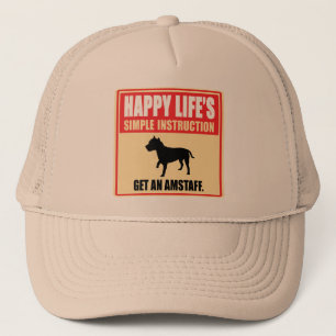 Gorra De Camionero Staffordshire Terrier americano
