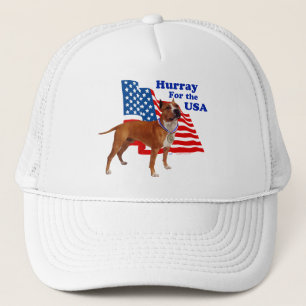 Gorra De Camionero Staffordshire Terrier Americano EEUU