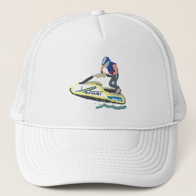 Gorra De Camionero Stand Up Jet Ski SuperJet (Anverso)