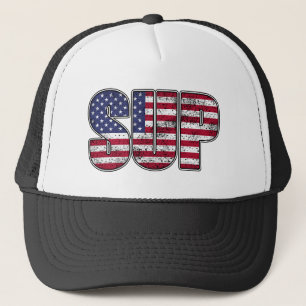 Gorra De Camionero Standup Paddling SUP Bandera Americana