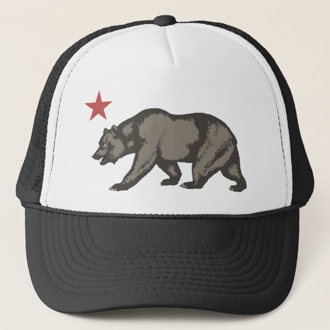 Gorra De Camionero STAR de oso de California (Anverso)