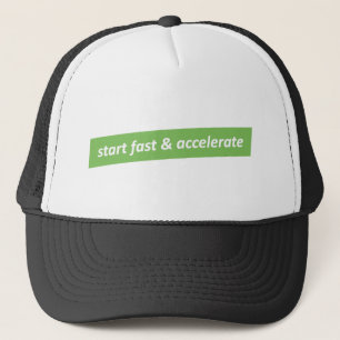 Gorra De Camionero Start fast & Accelerate