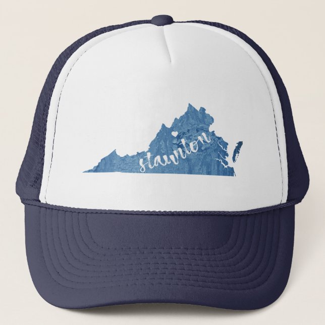 Gorra De Camionero Staunton Virginia Wood Grain (Anverso)