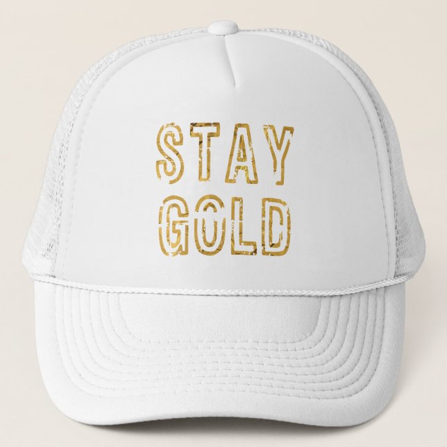 Gorra De Camionero Stay Gold (Anverso)