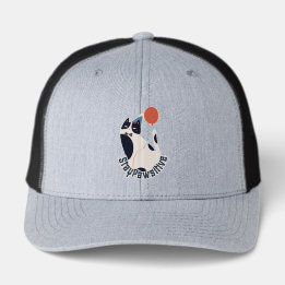 Gorra De Camionero Stay Pawsitive Tuxedo Cat Birthday Party Headwear 