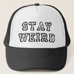 Gorra De Camionero Stay Weird Black