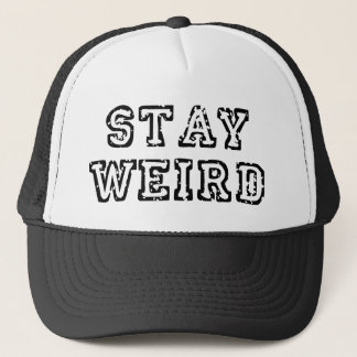 Gorra De Camionero Stay Weird Black
