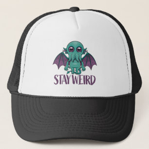 Gorra De Camionero Stay Weird Cute Cthulhu Monster