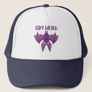 Gorra De Camionero Stay Weird Personalizado Bat