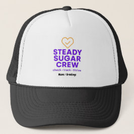 Gorra De Camionero Steady Sugar Crew Empowering Wellness and Balance