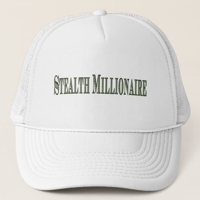 Gorra De Camionero Stealth Millionaire (Anverso)