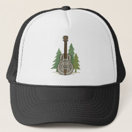 Gorra de camionero Steel Dobro Forest-Rustic Music
