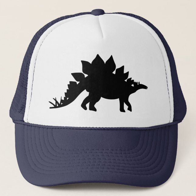 Gorra De Camionero Stegosaurus del dinosaurio (Anverso)