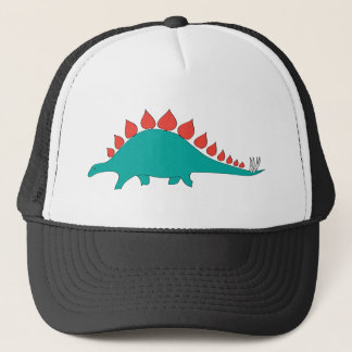 Gorra De Camionero Stegosaurus lindo del dinosaurio