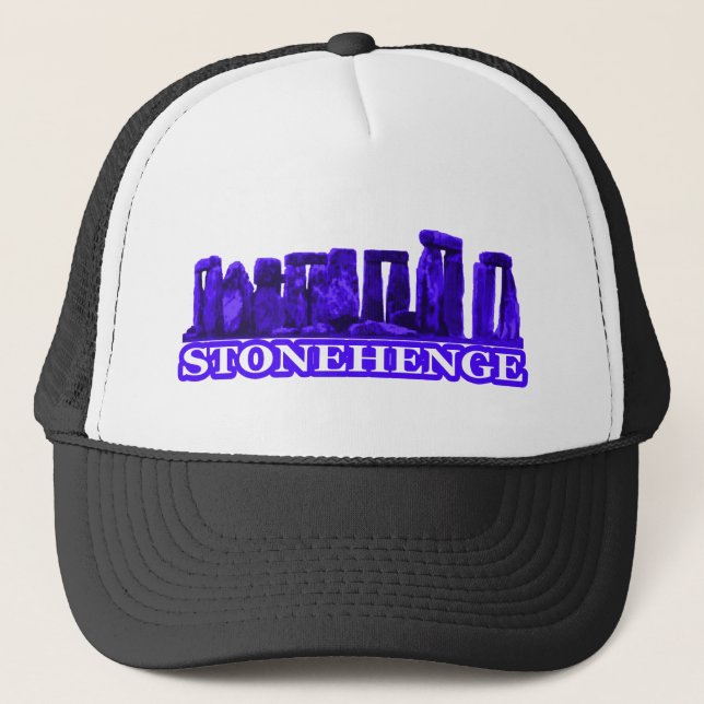 Gorra De Camionero Stonehenge Blue Transp El MUSEO Zazzle Regalos (Anverso)